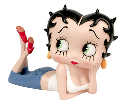 Betty Boop Lying Down Sunny Day - Click Image to Close